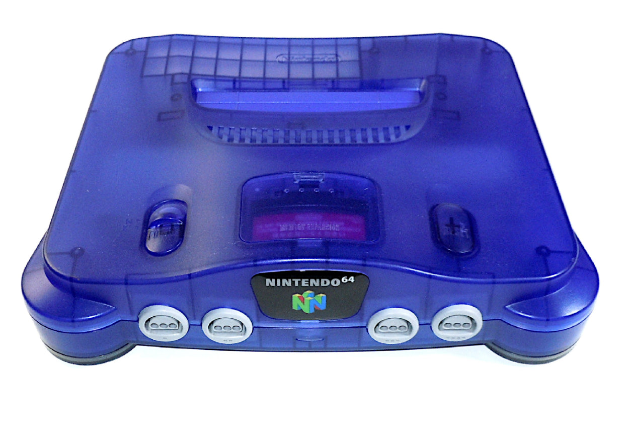 Nintendo 64 N64 Grape Purple Video Game Console with Matching Controller