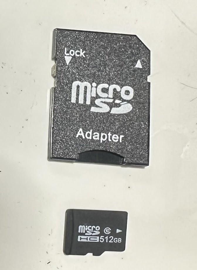 Micro SDHC 512GB Class 10 Memory Card + SD Adapter