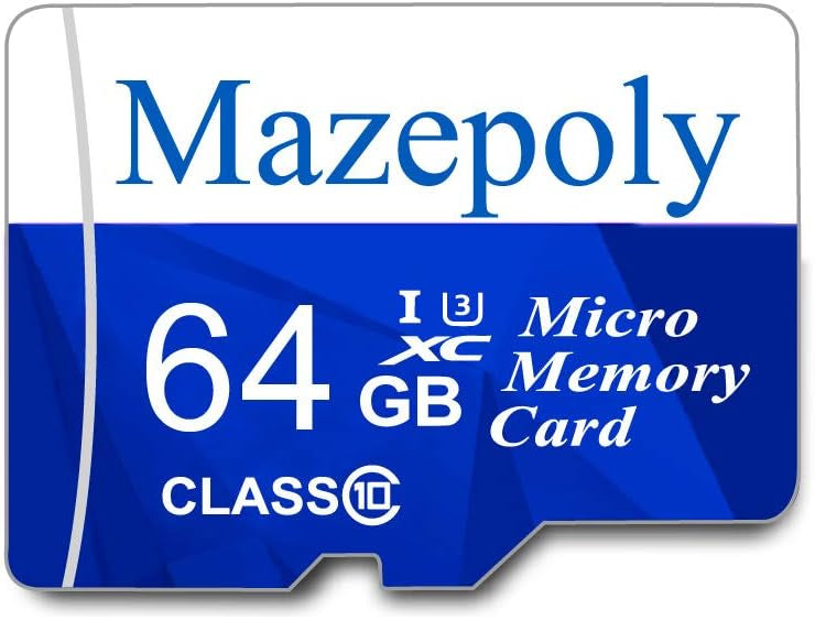 Mazepoly 64GB UHS-I U3 SDXC MicroSD Card