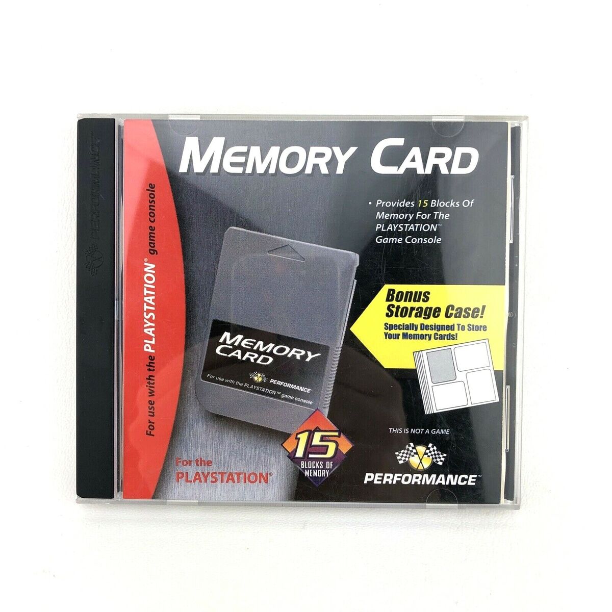 Memory Card With Case For PlayStation 1
