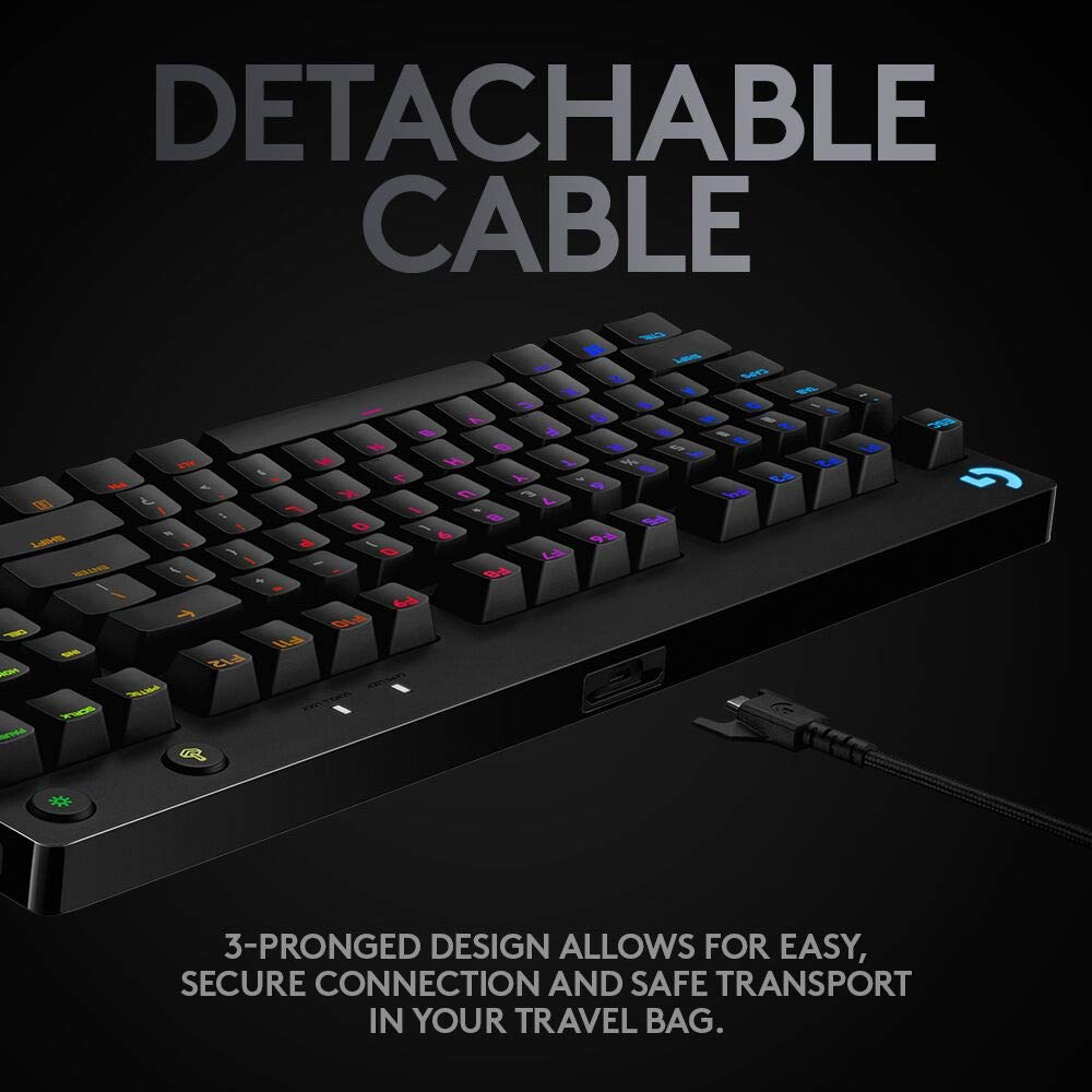 Logitech G PRO Mechanical Gaming Keyboard RGB Backlit Keys