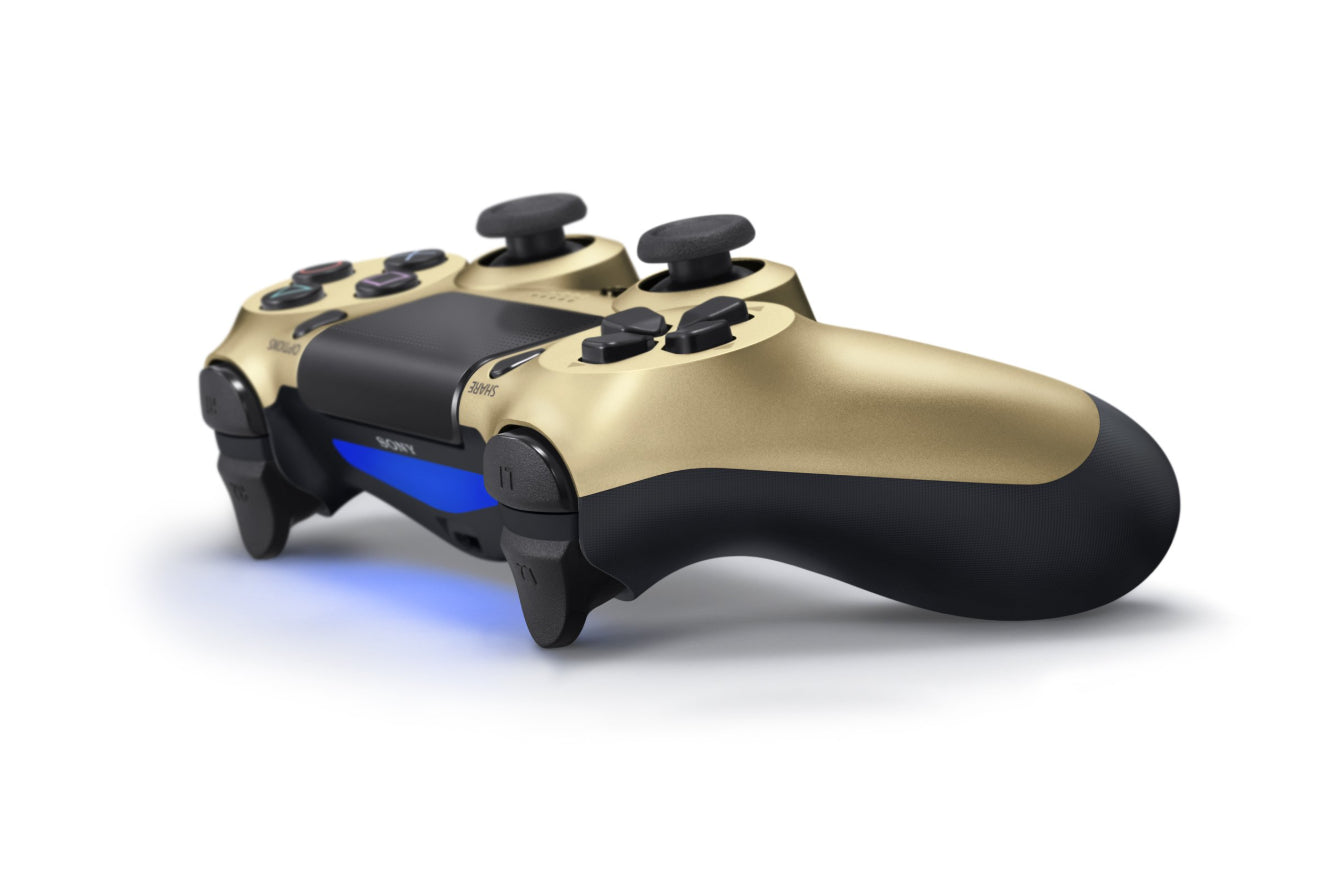 DualShock 4 Wireless Controller for PlayStation 4  PS4 - Gold/Black [Import]