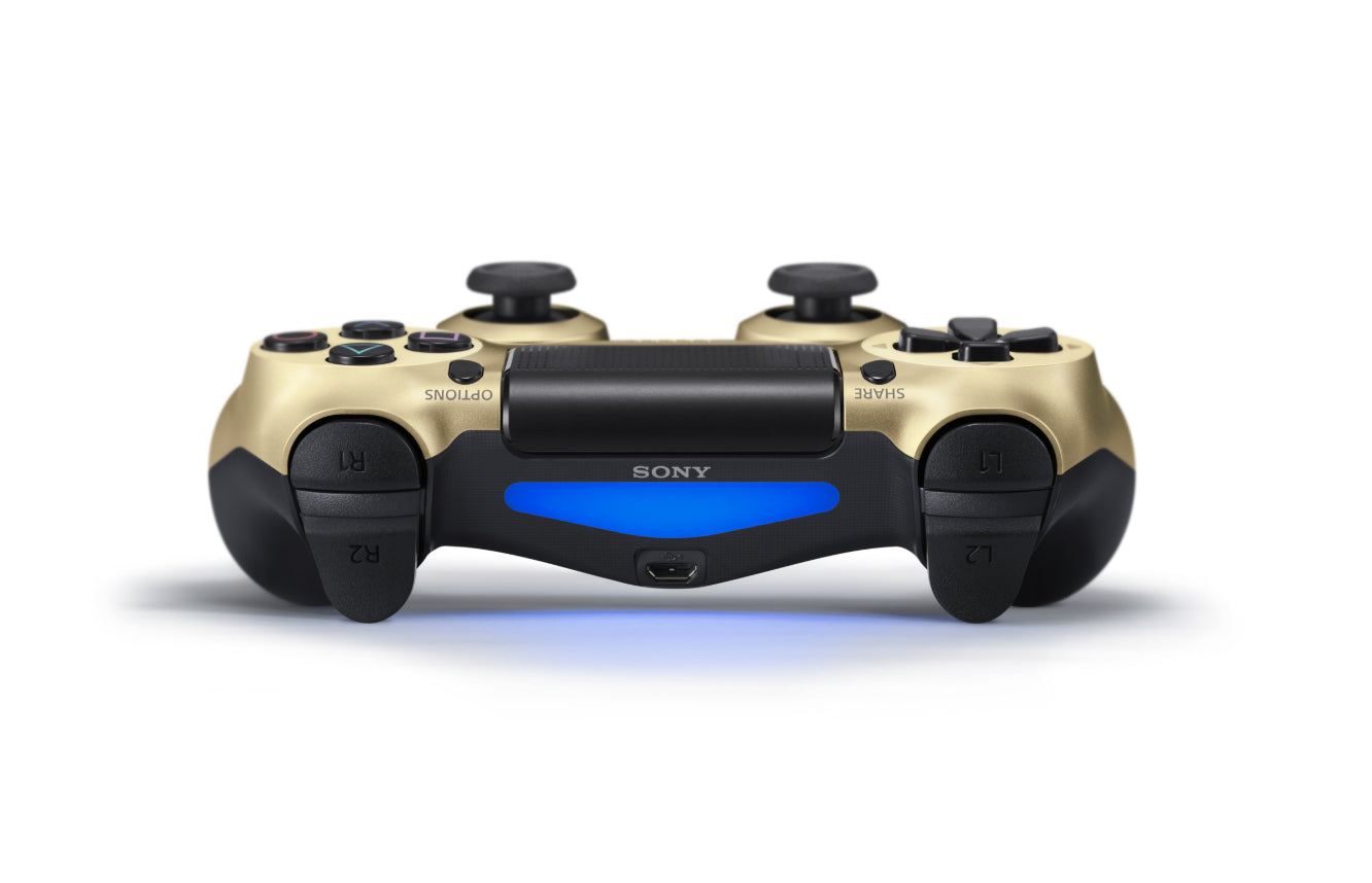 DualShock 4 Wireless Controller for PlayStation 4  PS4 - Gold/Black [Import]