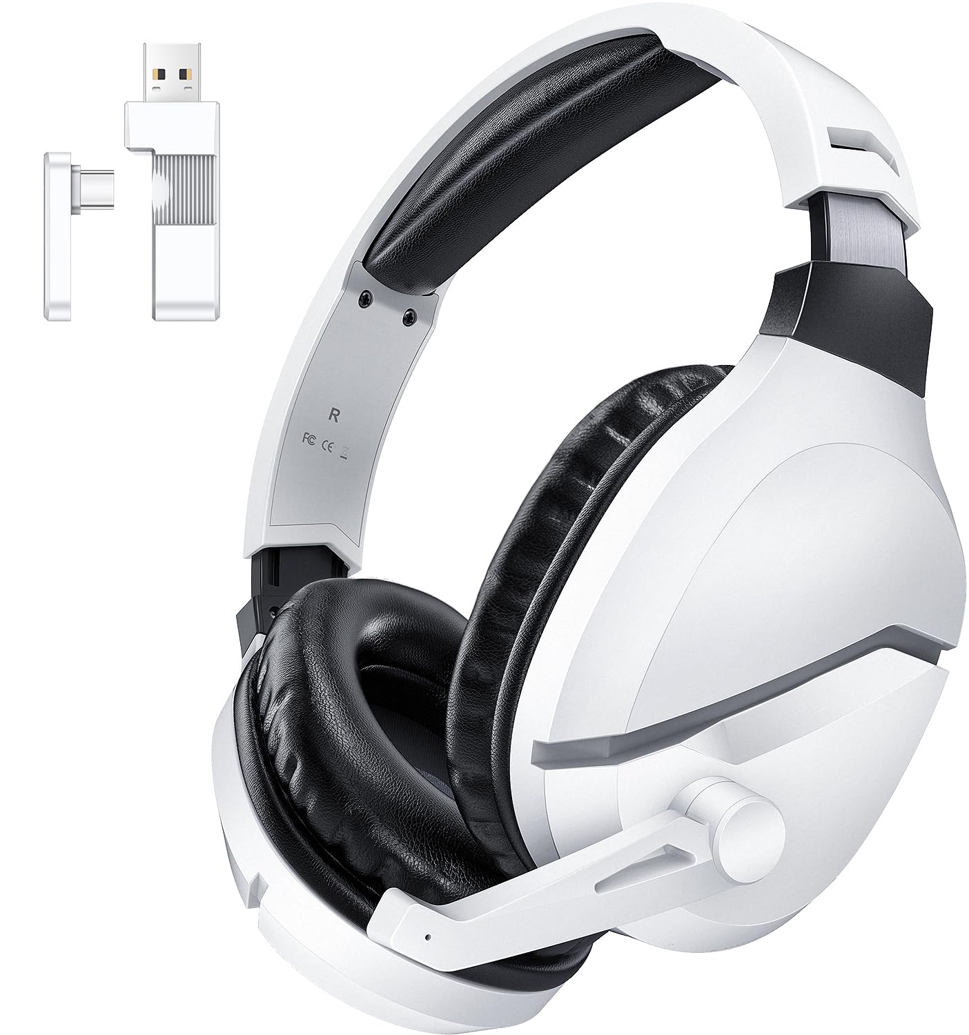 WolfLawS Wireless Gaming Headset - White