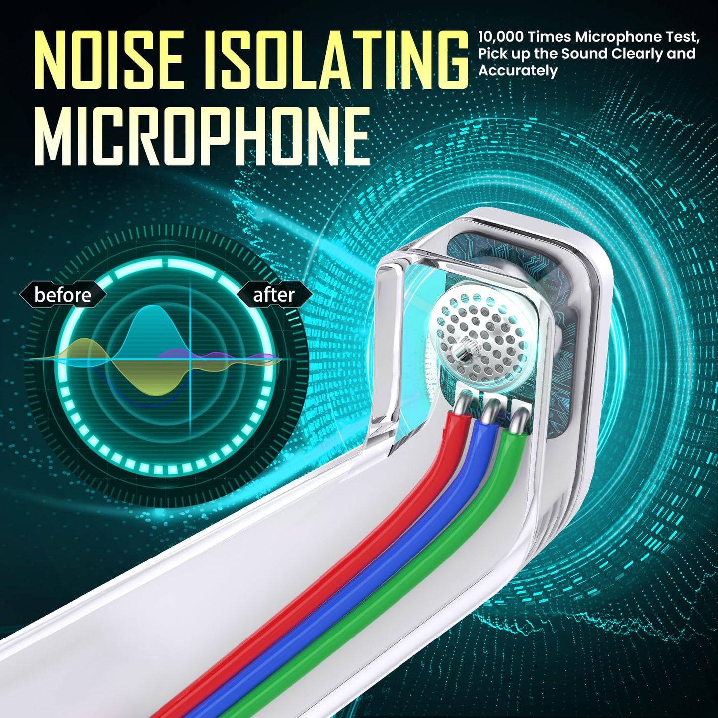 WolfLawS Wireless Gaming Headset - White
