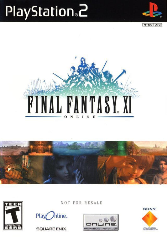 Final Fantasy XI Online - Playstation 2 PS2