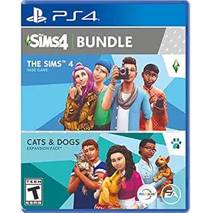 The Sims 4 Plus Cats & Dogs Bundle - PlayStation 4