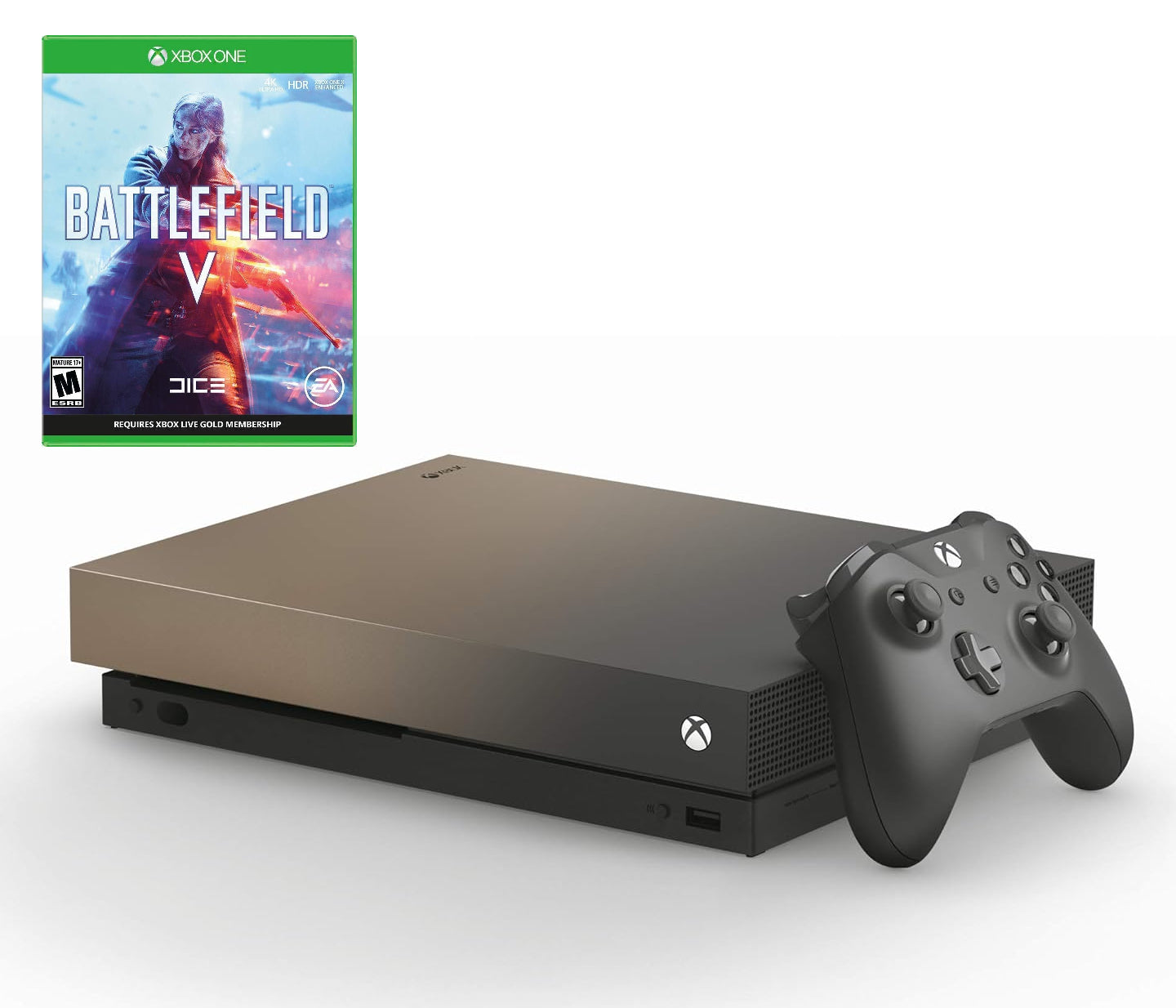 Microsoft Xbox One X Gold Rush Limited Edition 1TB Console
