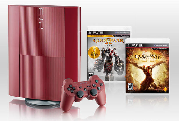 Sony PlayStation 3 PS3 Super Slim 500GB - God of War Ascension Legacy Bundle