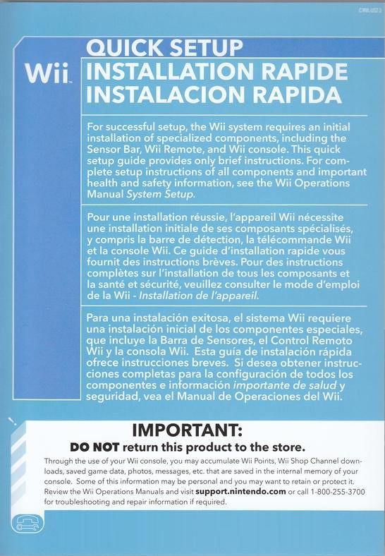 Nintendo Wii System Quick Setup Installation Guide – GameSwift