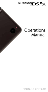 Nintendo DSi XL Instruction Manual