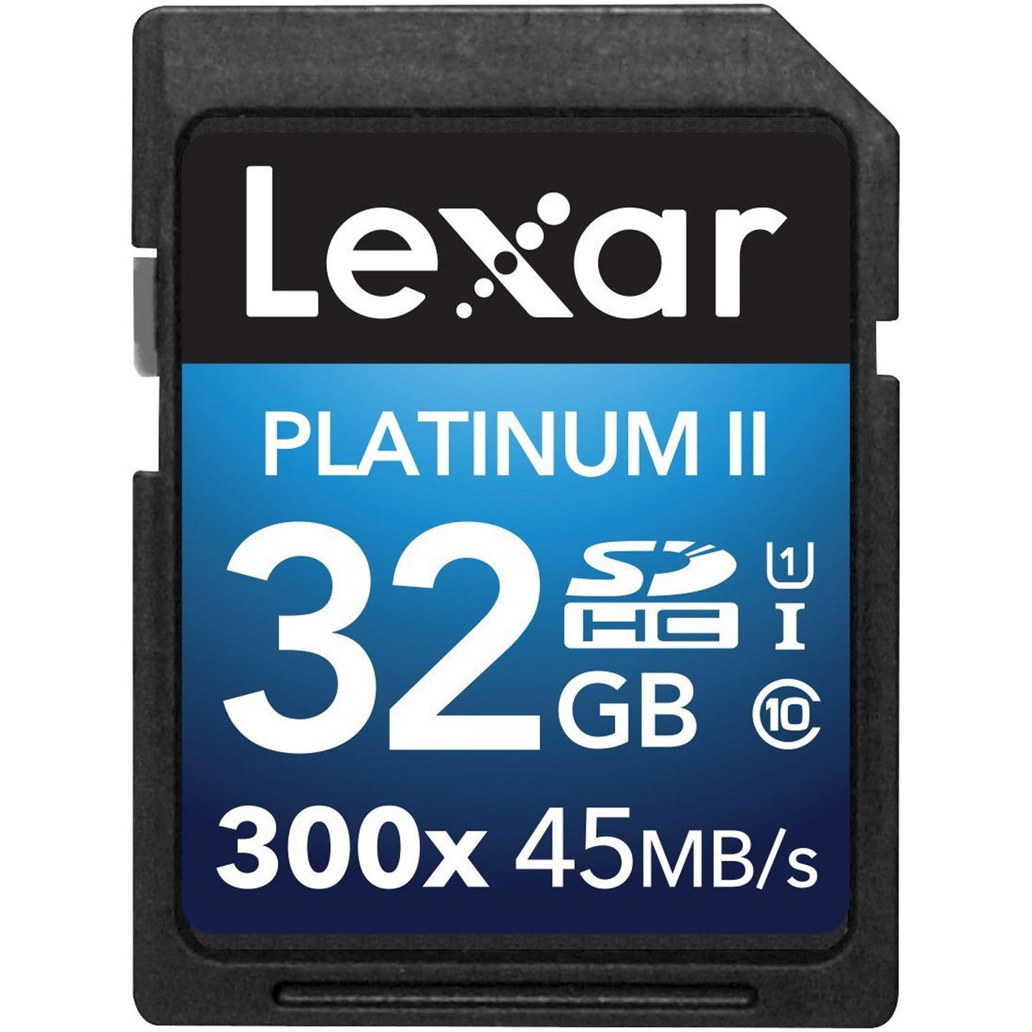 Lexar Platinum II 300x SDHC 32GB UHS-I/U1 SD Memory Card