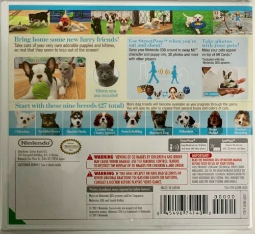 Nintendogs + Cats: French Bulldog and New Friends - Nintendo 3DS