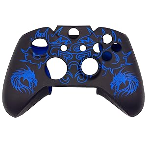 Xbox One Controller Silicone Skin - Black/Blue Dragons