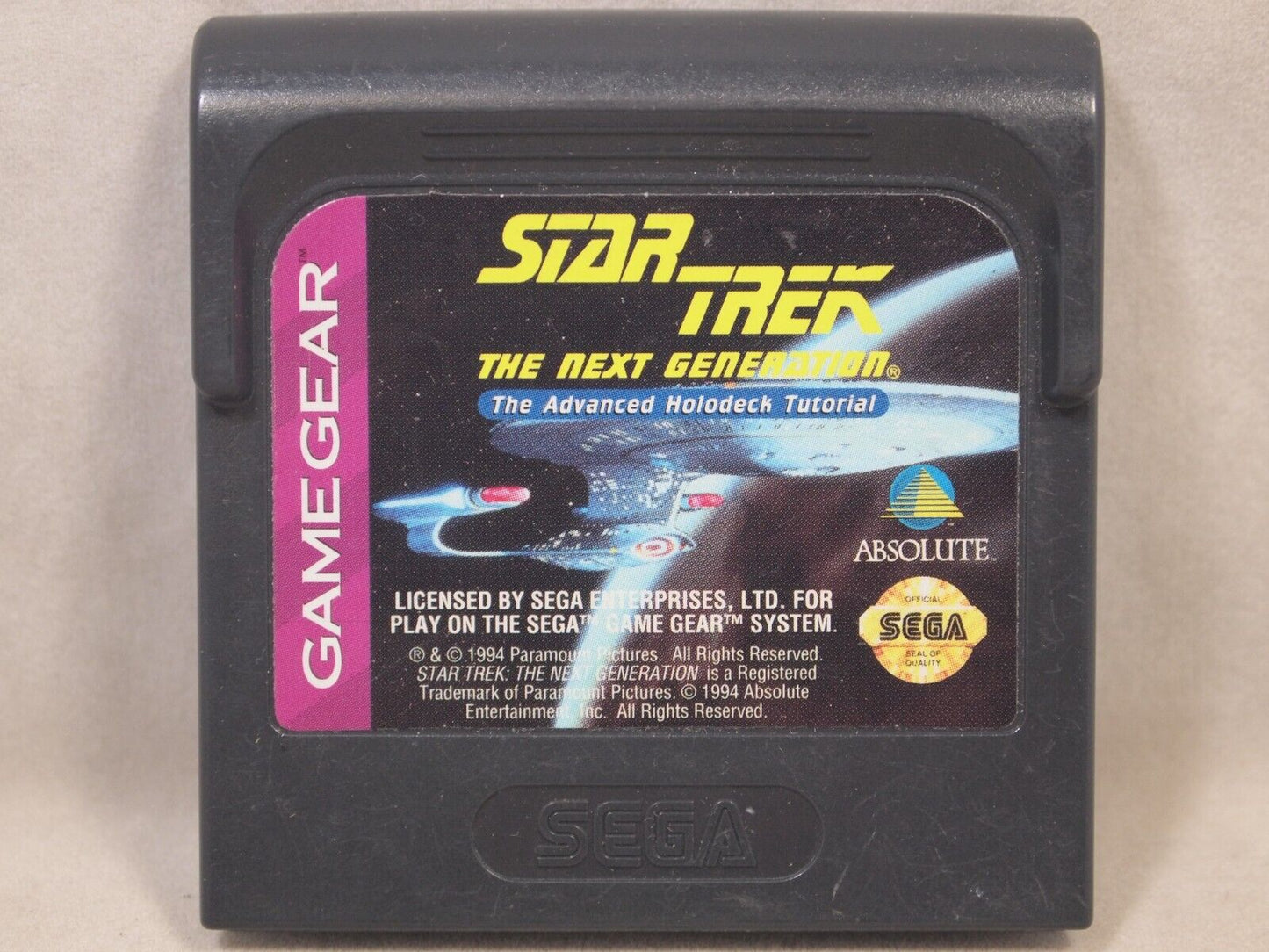 Star Trek Next Generation: Advanced Holodeck - Sega Game Gear [GAME ONLY]