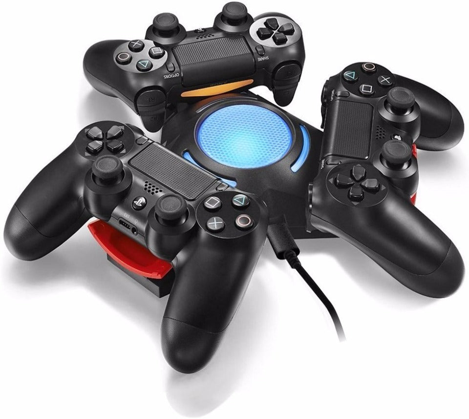Triple USB Charging Dock for Dualshock 4 Controllers