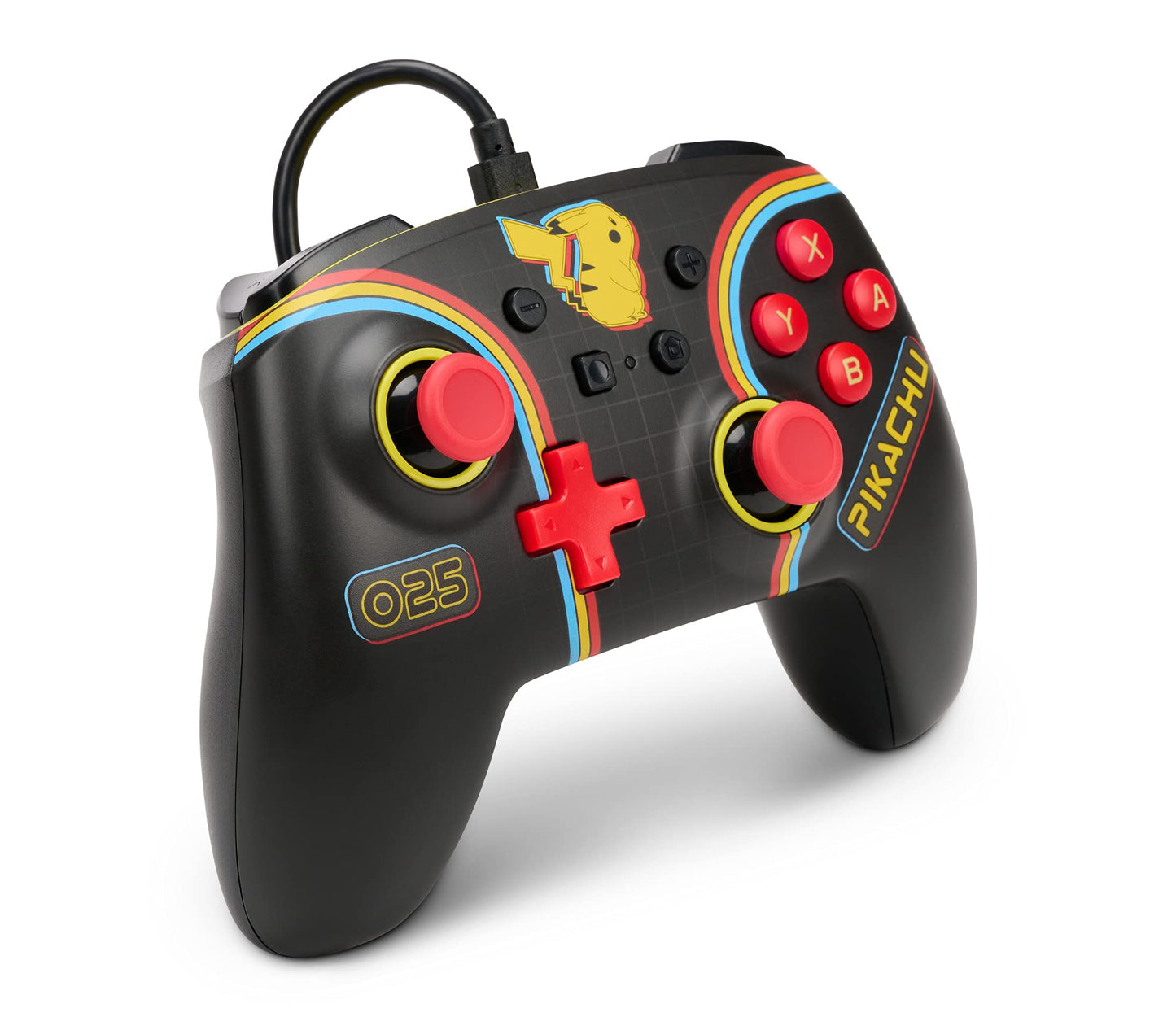 PowerA Enhanced Wired Controller for Nintendo Switch - Pokémon: Pikachu Arcade