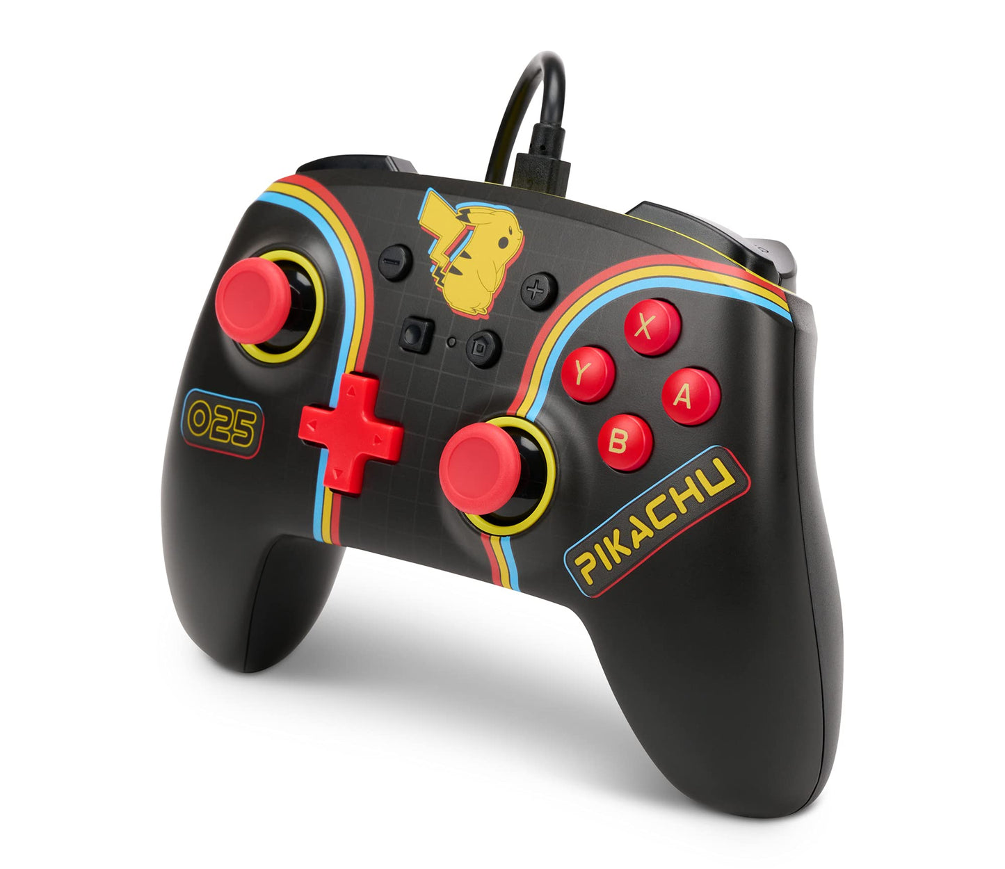 PowerA Enhanced Wired Controller for Nintendo Switch - Pokémon: Pikachu Arcade