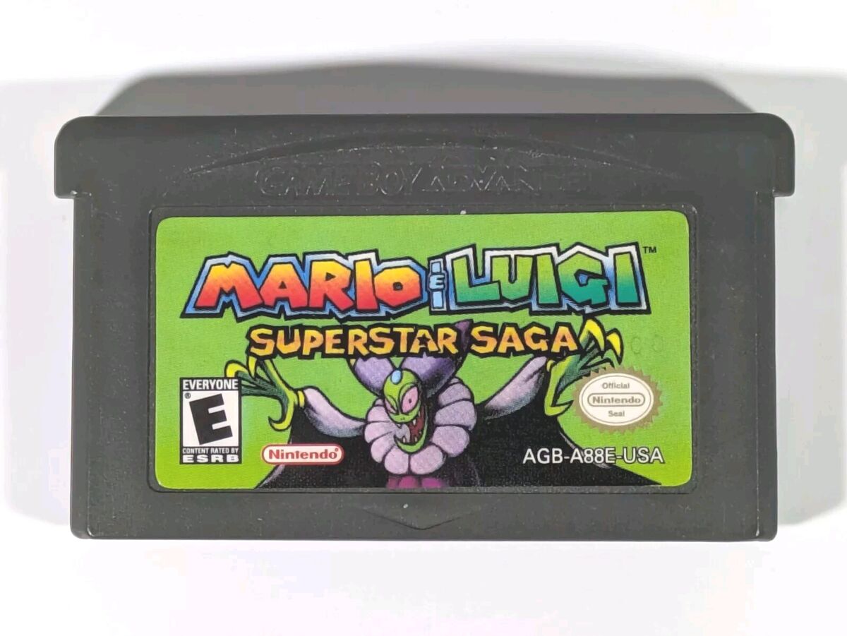 Mario and Luigi: Superstar Saga - Game Boy Advance [Game AND Manual]