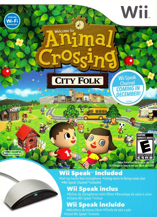 Animal Crossing: City Folk Wii Speak Bundle - Nintendo Wii [PLEASE READ]
