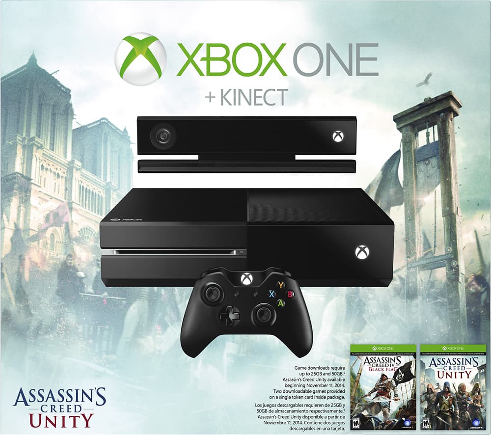 Xbox One 500GB with Kinect - Assassin's Creed Unity Bundle