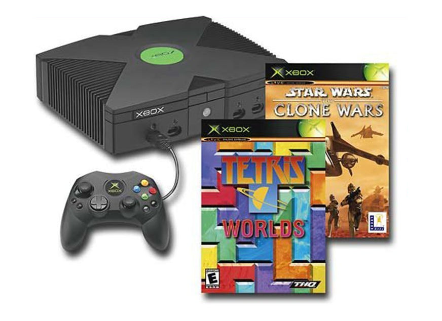 Microsoft Xbox Holiday Bundle - Star Wars Clone Wars/Tetris Worlds