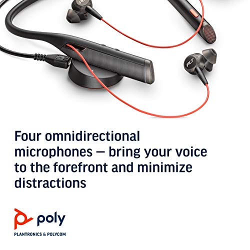 Poly Voyager 6200 UC Bluetooth Headphones - Black