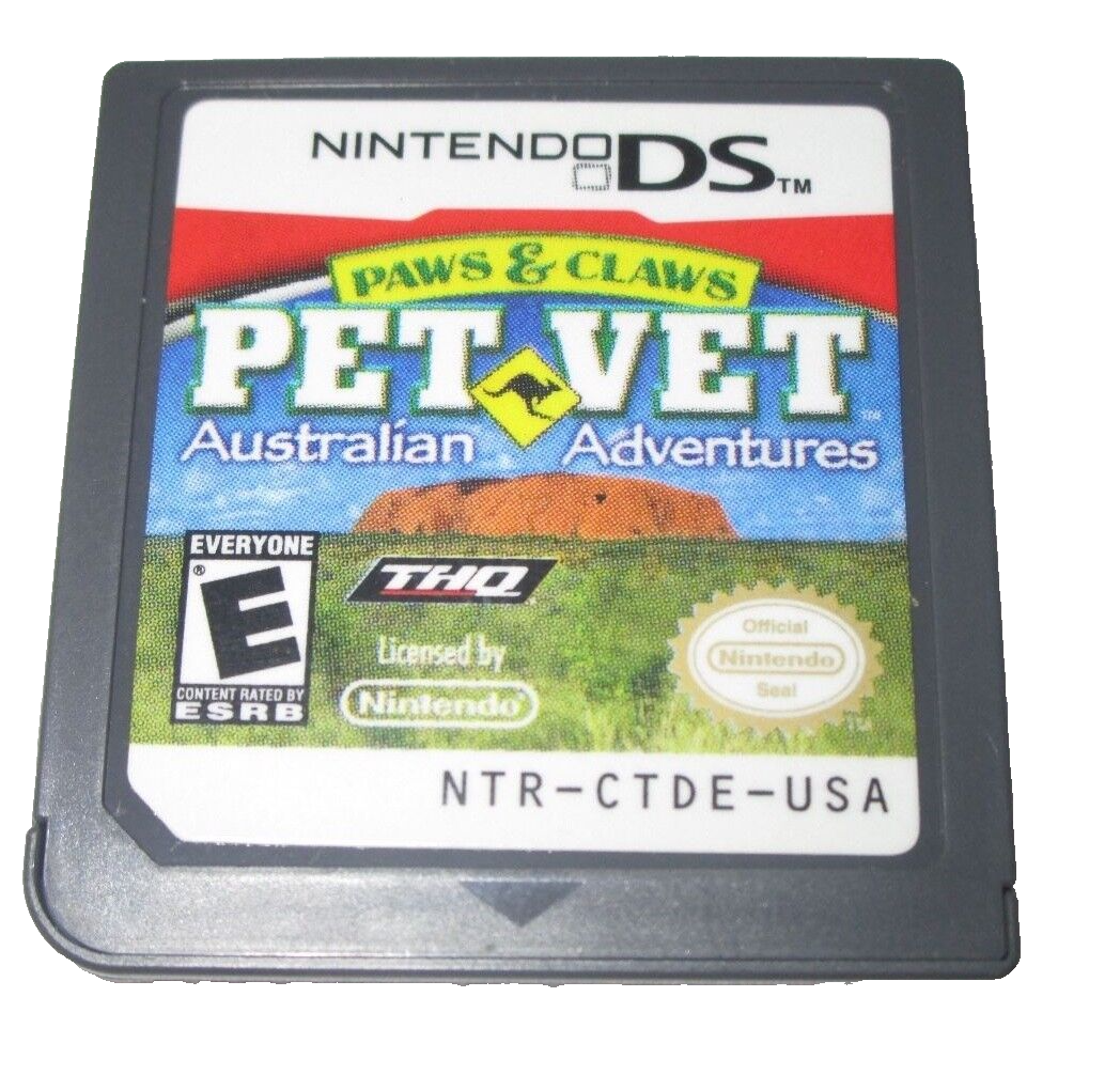 Paws and Claws: Pet Vet - Australian Adventures - Nintendo DS [CARTRIDGE ONLY]