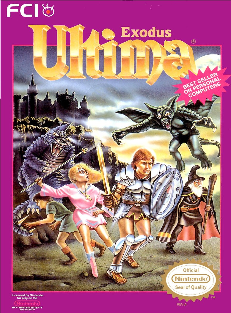 Ultima: Exodus - Nintendo NES [CARTRIDGE ONLY]