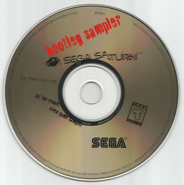 Bootleg Sampler - SEGA Saturn [DISC ONLY]