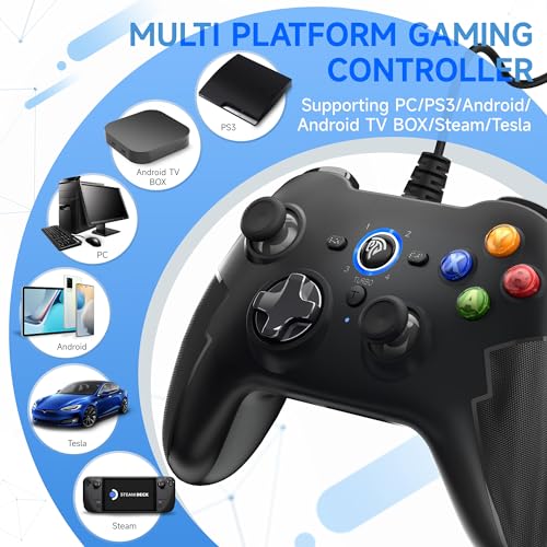 EasySMX Wired Gaming Controller for Xbox 360/PC