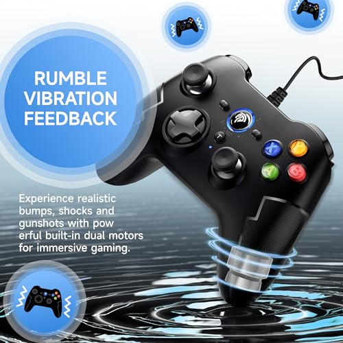 EasySMX Wired Gaming Controller for Xbox 360/PC