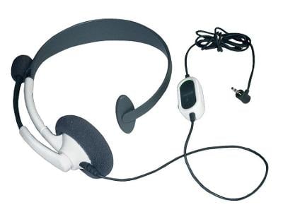 Microsoft Xbox 360 Messenger Kit ChatPad and Headset - White