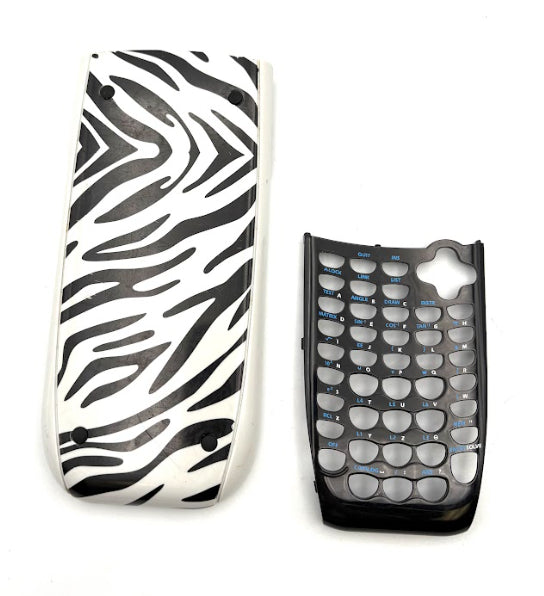 Texas Instruments TI-84 Plus SE Designer Faceplate & Holster ONLY - Zebra Print