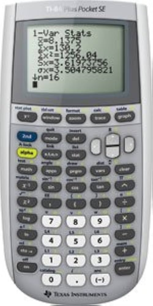 Texas Instruments TI-84 Plus Pocket SE Graphing Calculator