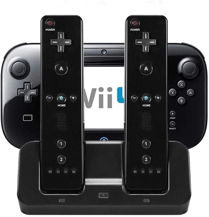Charge Station for Wii U GamePad and 2 WiiMotes - Black [PLEASE READ]