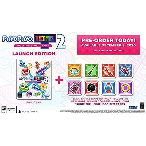 Puyo Puyo Tetris 2: Launch Edition - PlayStation 4 PS4