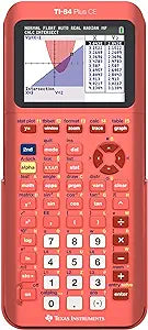 Texas Instruments TI-84 Plus CE Graphing Calculator - Positive Coral-ation