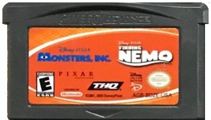 Finding Nemo and Monsters Inc Double Pack - Gameboy Advance [CARTRIDGE ONLY]