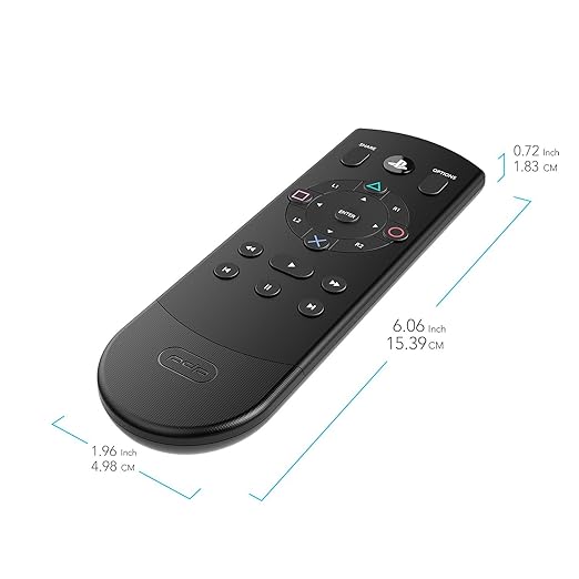 PDP Gaming Bluetooth Enabled Media Remote Control: PS4