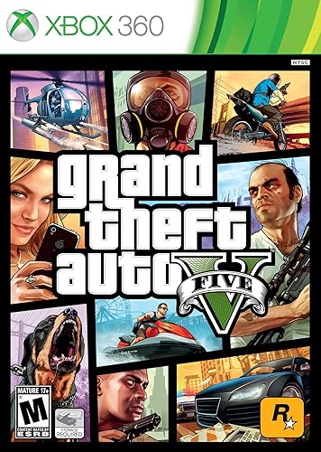 Grand Theft Auto V GTA V - Microsoft Xbox 360 w/Map