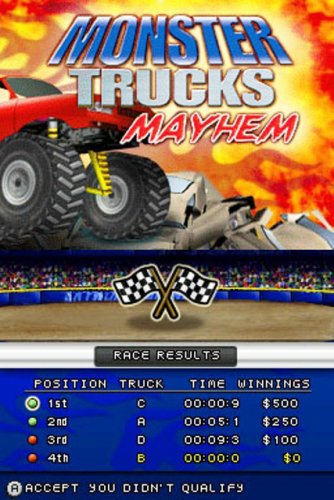 ATV Thunder Ridge Riders / Monster Trucks Mayhem - Nintendo DS [CARTRIDGE ONLY]