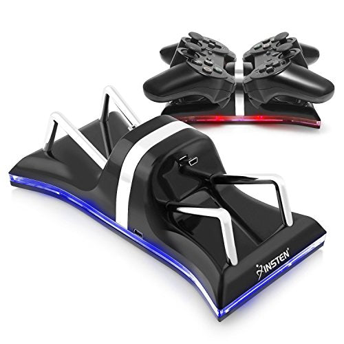 INSTEN Dual Charging Station for PlayStation 3 Dual Shock 3 Sixaxis Controllers