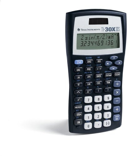 Texas Instruments TI-30X IIS 2-Line Scientific Calculator Black/Blue