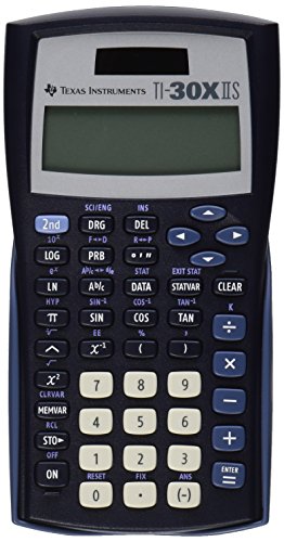Texas Instruments TI-30X IIS 2-Line Scientific Calculator Black/Blue