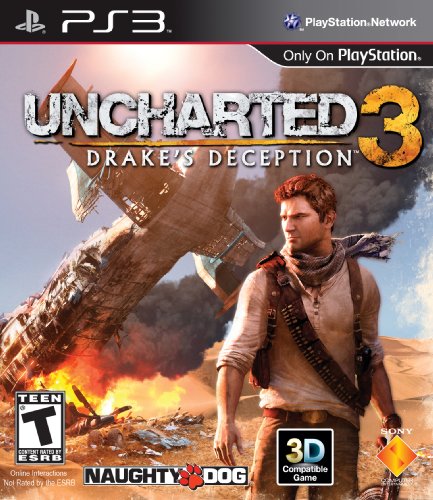 Uncharted 3: Drake's Deception - Sony Playstation 3 PS3 2011 Teen