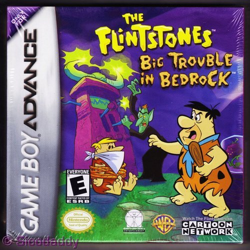 The Flintstones Big Trouble in Bedrock - Nintendo Game Boy Advance