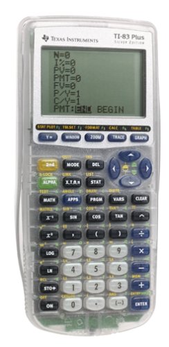 Texas Instruments TI-83-Plus Silver Edition Graphing Calculator with Slide Cover