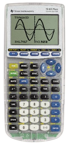 Texas Instruments TI-83-Plus Silver Edition Graphing Calculator with Slide Cover