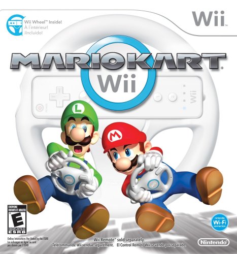 Mario Kart Wii Bundle w/Wii Wheel - Nintendo Wii